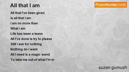 suzan gumush - All that I am