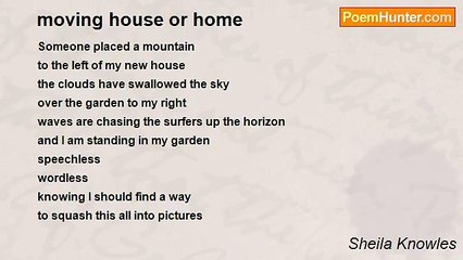 Sheila Knowles - moving house or home