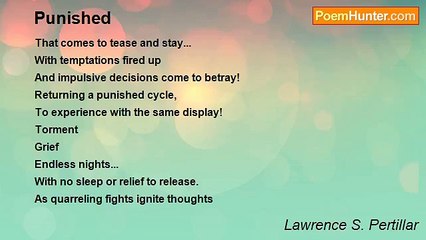 Lawrence S. Pertillar - Punished