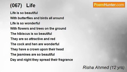 Risha Ahmed (12 yrs) - (067)   Life
