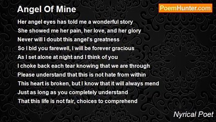 Nyrical Poet - Angel Of Mine