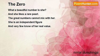 nimal dunuhinga - The Zero