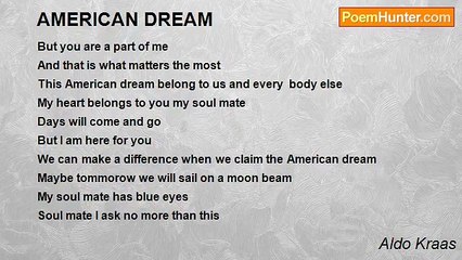 Aldo Kraas - AMERICAN DREAM