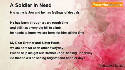 Denise Girod - A Soldier in Need