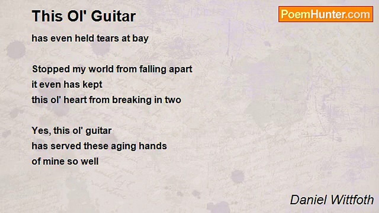 Daniel Wittfoth - This Ol' Guitar