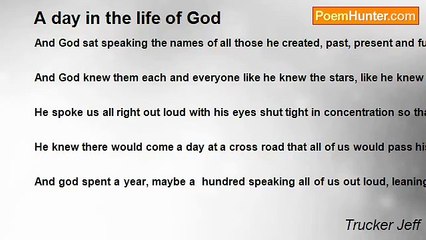 Trucker Jeff - A day in the life of God