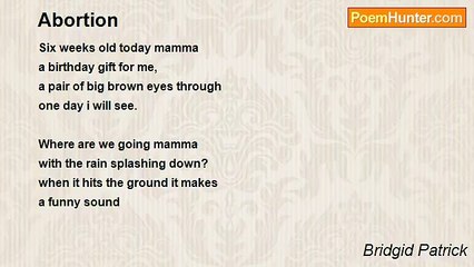 Bridgid Patrick - Abortion
