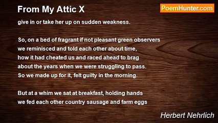 Herbert Nehrlich - From My Attic X