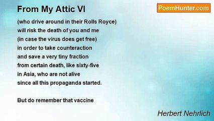 Herbert Nehrlich - From My Attic VI