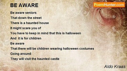 Aldo Kraas - BE AWARE