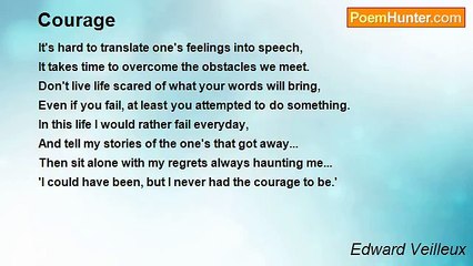 Edward Veilleux - Courage