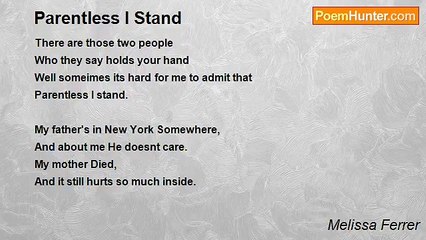 Melissa Ferrer - Parentless I Stand