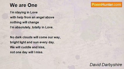 David Darbyshire - We are One