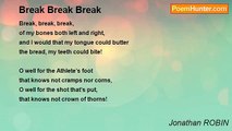 Jonathan ROBIN - Break Break Break