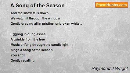 Raymond J Wright - A Song of the Season
