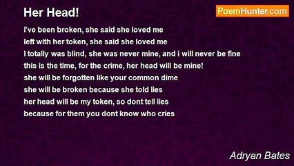 Adryan Bates - Her Head!