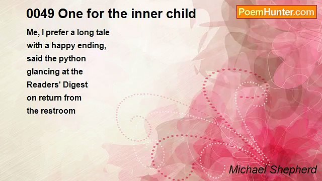 Michael Shepherd - 0049 One for the inner child