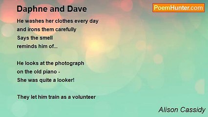 Alison Cassidy - Daphne and Dave