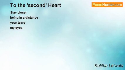 Kolitha Lelwala - To the 'second' Heart