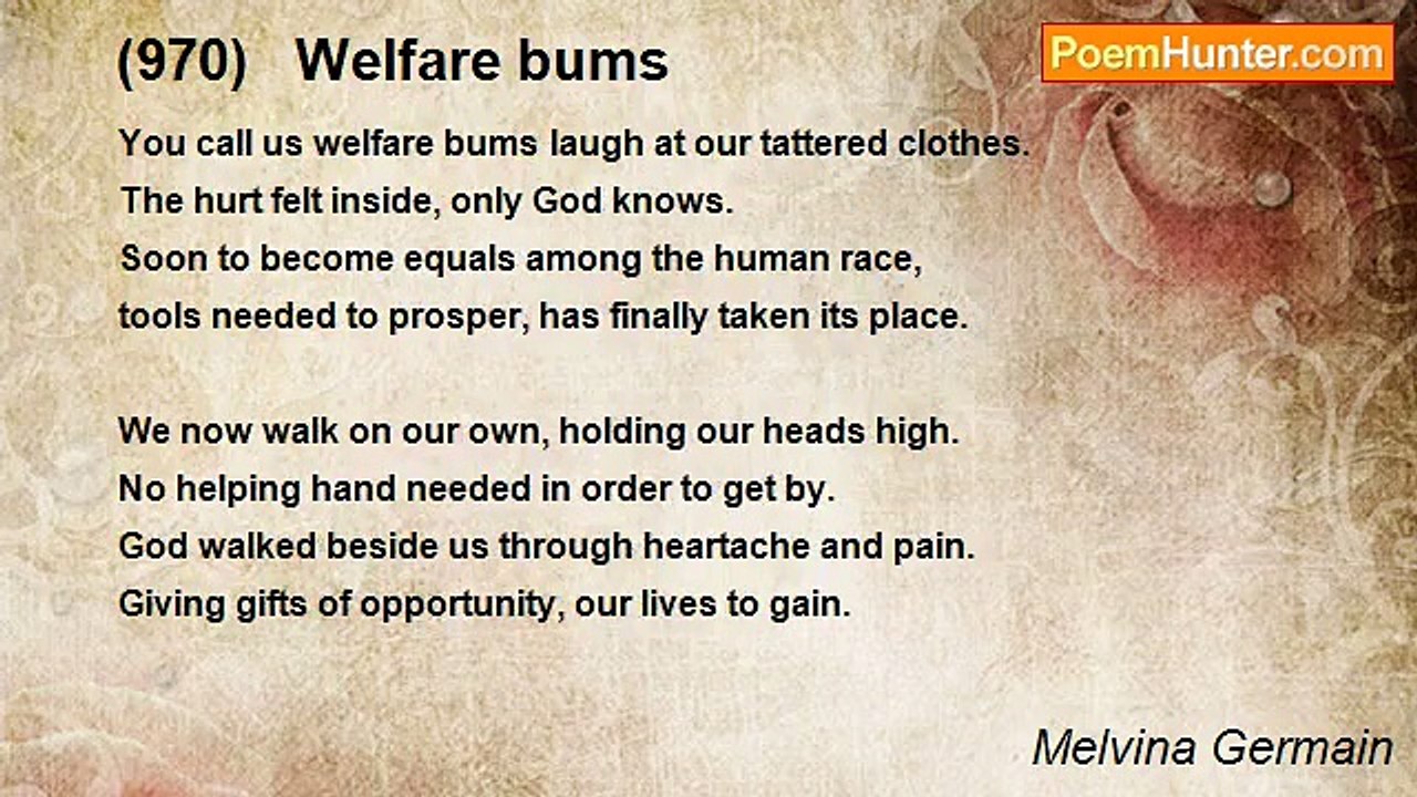 Melvina Germain - (970)   Welfare bums