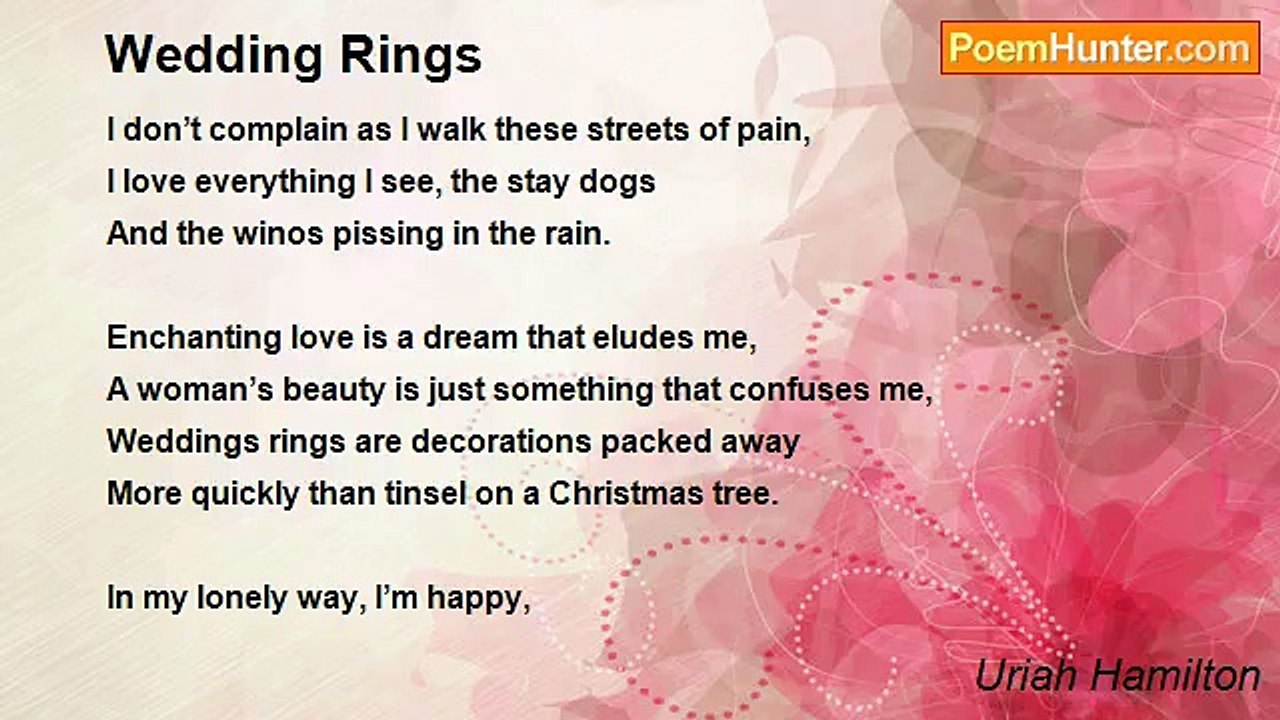 Uriah Hamilton - Wedding Rings