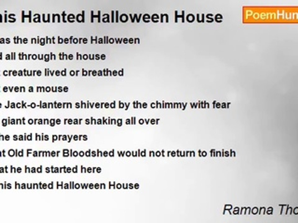 Ramona Thompson - This Haunted Halloween House