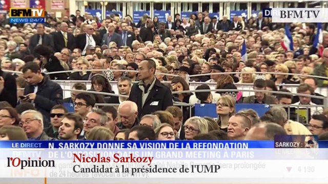 TextO’ : Le meeting parisien de Nicolas Sarkozy