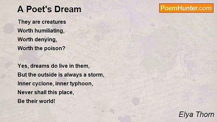 Elya Thorn - A Poet's Dream