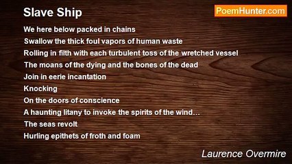 Laurence Overmire - Slave Ship