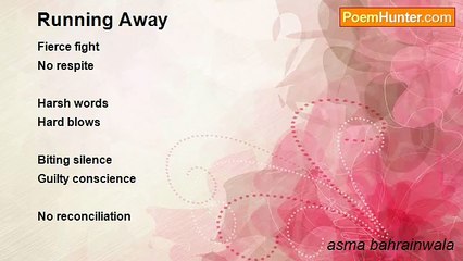 asma bahrainwala - Running Away