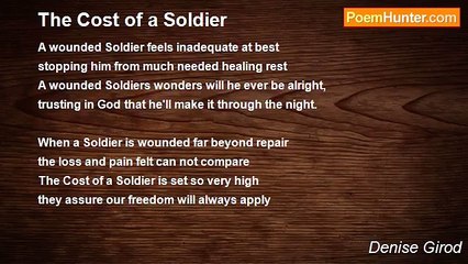 Denise Girod - The Cost of a Soldier