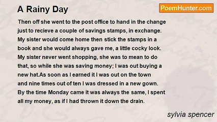 sylvia spencer - A Rainy Day
