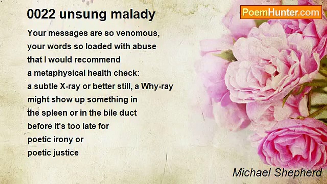 Michael Shepherd - 0022 unsung malady