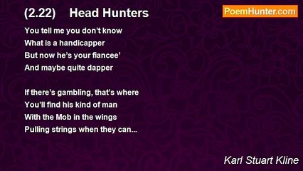 Karl Stuart Kline - (2.22)    Head Hunters