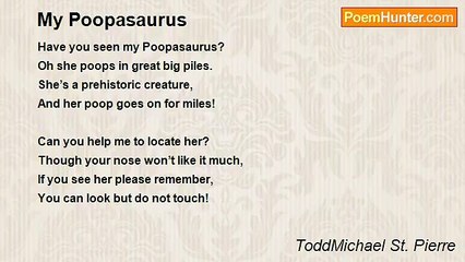 ToddMichael St. Pierre - My Poopasaurus