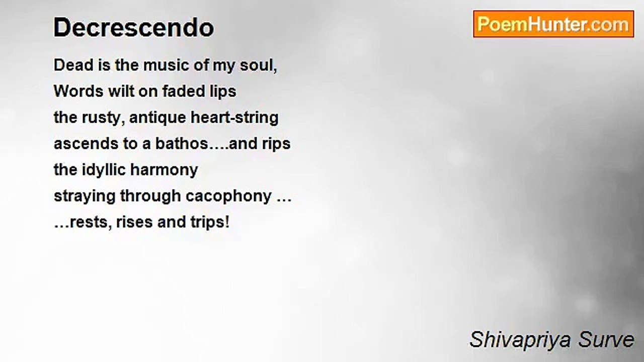 Shivapriya Surve - Decrescendo