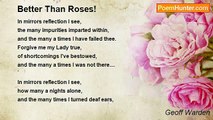 Geoff Warden - Better Than Roses!