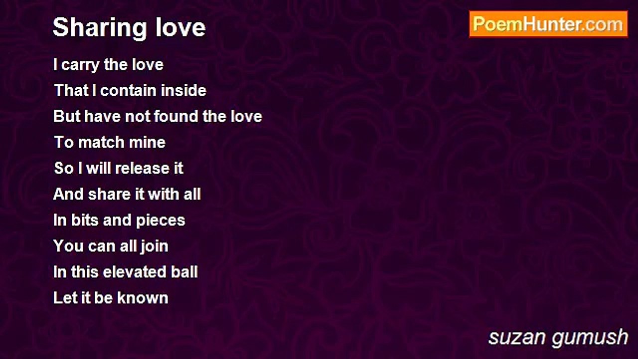 suzan gumush - Sharing love