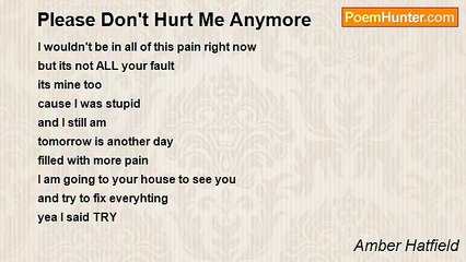 Amber Hatfield - Please Don't Hurt Me Anymore