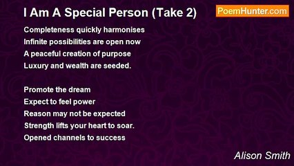 Alison Smith - I Am A Special Person (Take 2)