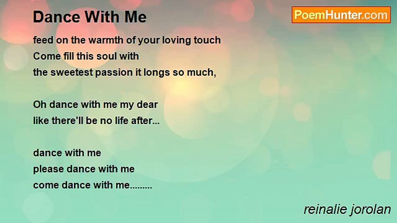 reinalie jorolan - Dance With Me
