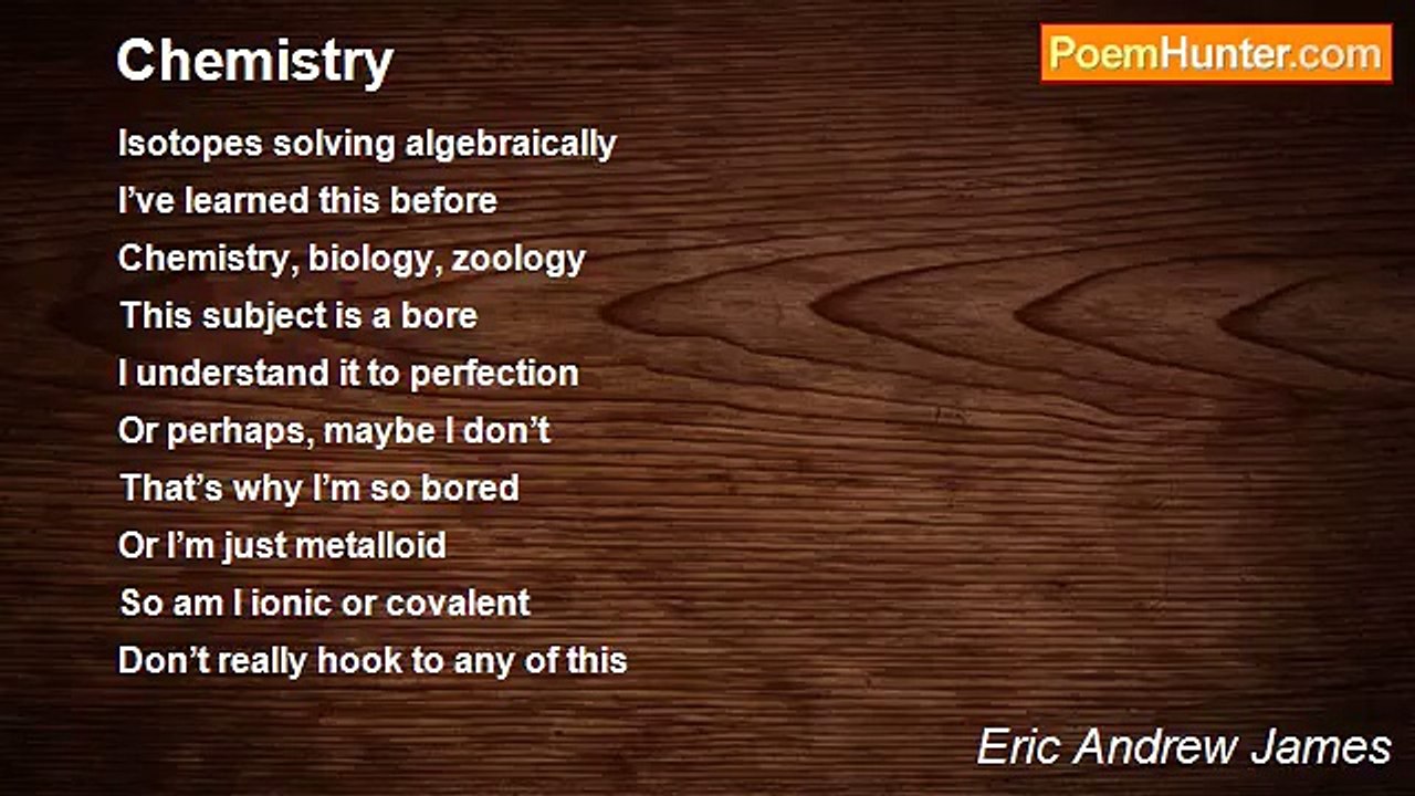 Eric Andrew James - Chemistry