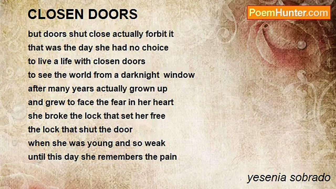 yesenia sobrado - CLOSEN DOORS