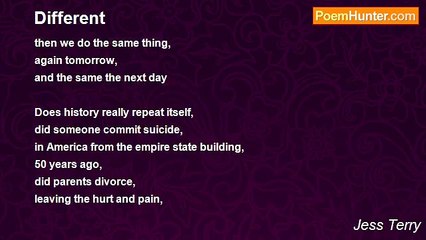 Jess Terry - Different