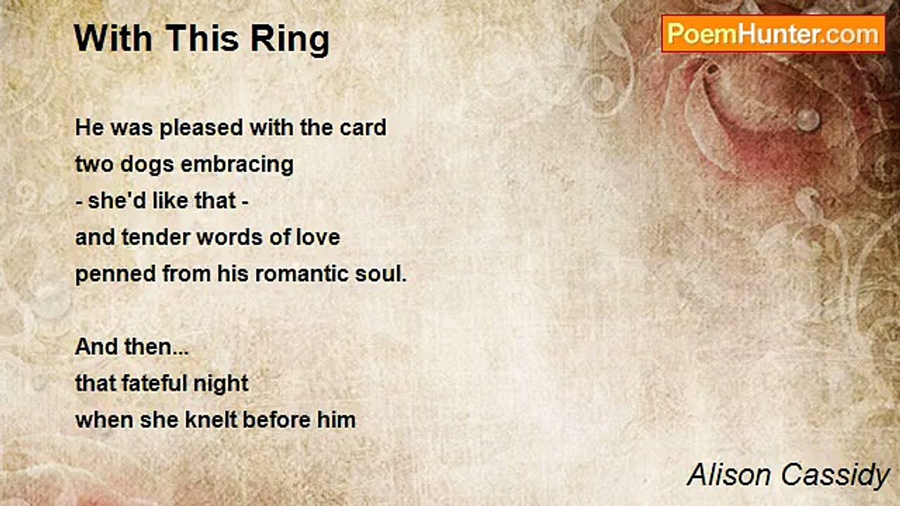 Alison Cassidy - With This Ring