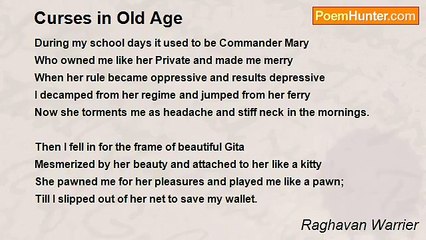 Raghavan Warrier - Curses in Old Age