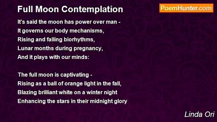 Linda Ori - Full Moon Contemplation