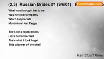 Karl Stuart Kline - (2.3)  Russian Brides #1 (9/6/01)   Round the World Romance...