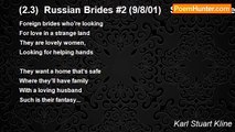 Karl Stuart Kline - (2.3)  Russian Brides #2 (9/8/01)   Some Become Victims...