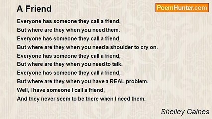 Shelley Caines - A Friend